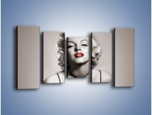 Obraz na płótnie – Seksapil marilyn monroe – pięcioczęściowy L342W2