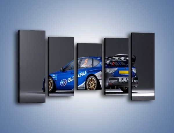 Obraz na płótnie – Subaru World Rally Team – pięcioczęściowy TM086W2