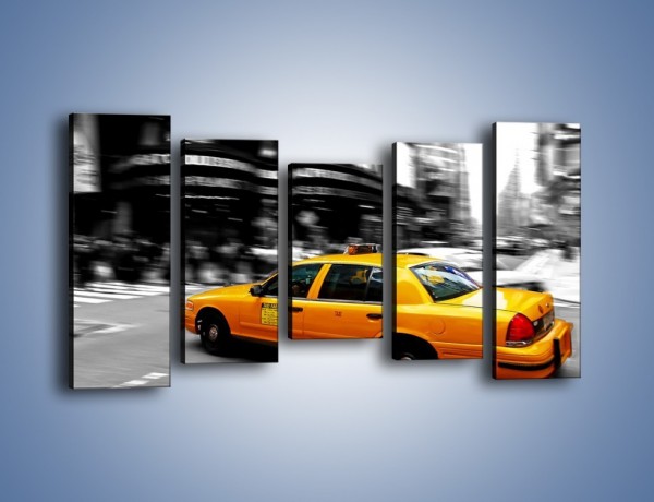 Obraz na płótnie – Taxi w Nowym Jorku – pięcioczęściowy TM230W2