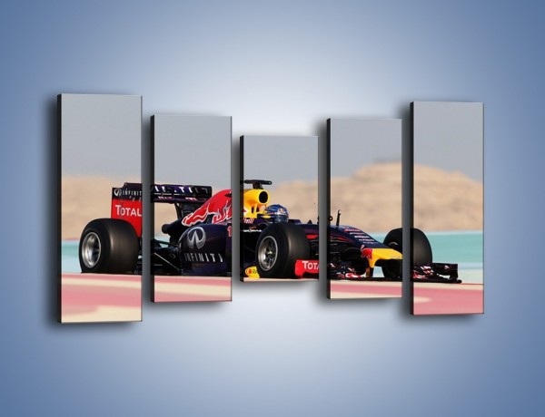 Obraz na płótnie – F1 Infiniti Red Bull – pięcioczęściowy TM241W2