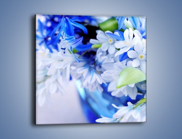 Obraz na płótnie – Kwiaty dla królowej śniegu – jednoczęściowy kwadratowy K004