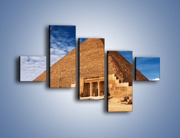 Obraz na płótnie – Wejście do egipskiej piramidy – pięcioczęściowy AM602W3