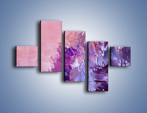 Obraz na płótnie – Mocna barwa fioletu – pięcioczęściowy GR472W3