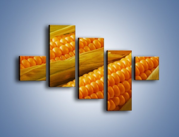 Obraz na płótnie – Kolby dojrzałych kukurydz – pięcioczęściowy JN046W3