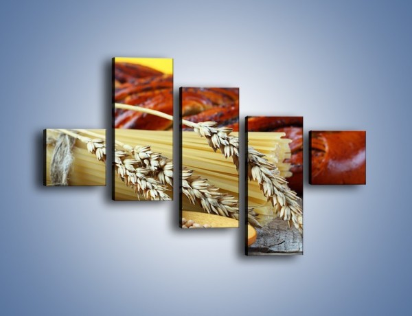Obraz na płótnie – Chleb pszenno-kukurydziany – pięcioczęściowy JN090W3