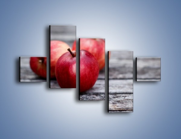 Obraz na płótnie – Jabłkowe zdrowie – pięcioczęściowy JN296W3
