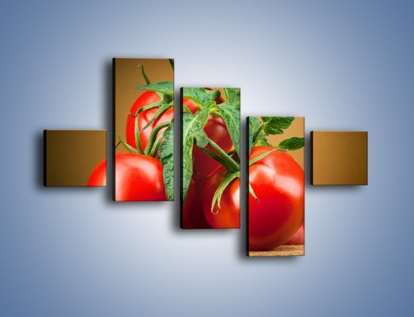 Obraz na płótnie – Pomidorki górą – pięcioczęściowy JN581W3