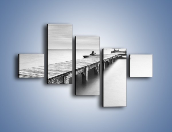 Obraz na płótnie – Most w sepii – pięcioczęściowy KN1355AW3