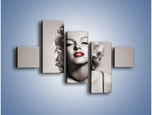 Obraz na płótnie – Seksapil marilyn monroe – pięcioczęściowy L342W3