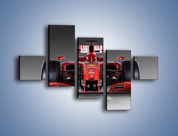 Obraz na płótnie – Scuderia Ferrari Formula 1 – pięcioczęściowy TM061W3