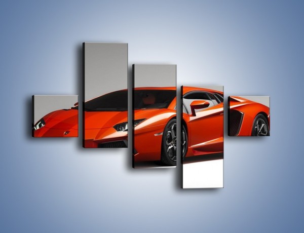 Obraz na płótnie – Lamborghini Aventador – pięcioczęściowy TM067W3