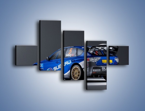 Obraz na płótnie – Subaru World Rally Team – pięcioczęściowy TM086W3