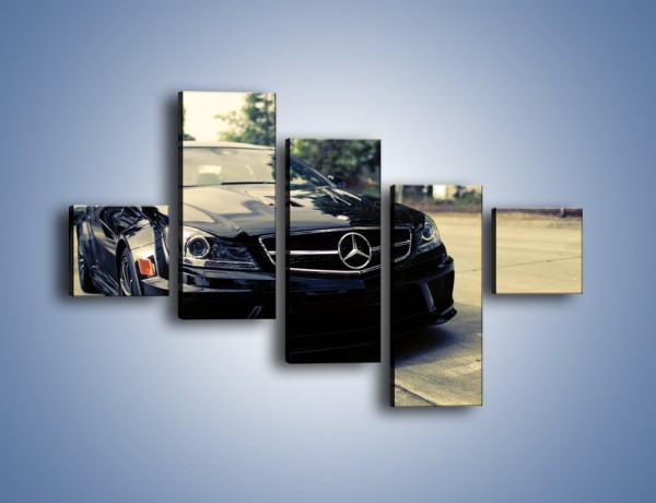 Obraz na płótnie – Mercedes-Benz C 63 AMG Coupe – pięcioczęściowy TM109W3