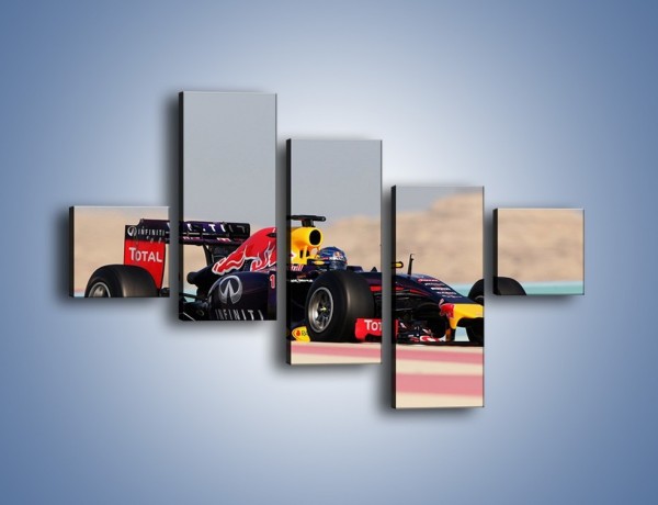Obraz na płótnie – F1 Infiniti Red Bull – pięcioczęściowy TM241W3