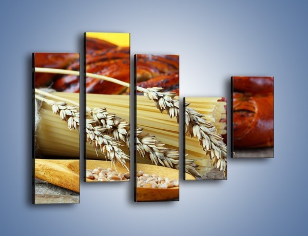 Obraz na płótnie – Chleb pszenno-kukurydziany – pięcioczęściowy JN090W4