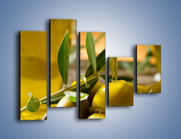 Obraz na płótnie – Oliwa z oliwek – pięcioczęściowy JN195W4