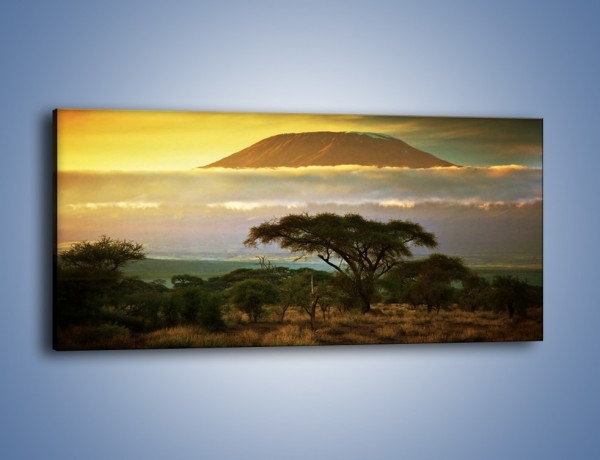 Obraz na płótnie – Różne warstwy krajobrazu – jednoczęściowy panoramiczny KN1244A