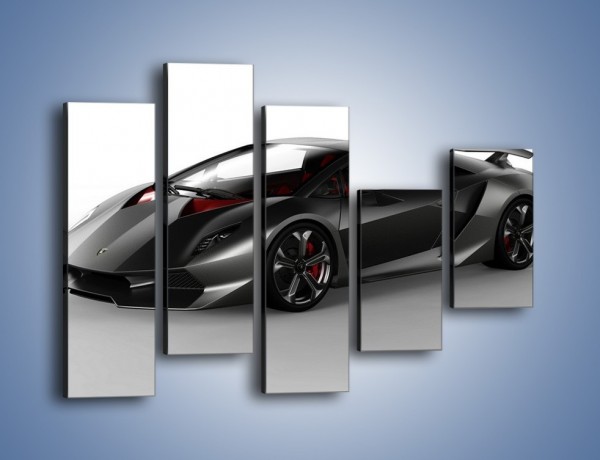 Obraz na płótnie – Lamborghini Sesto Elemento Concept – pięcioczęściowy TM060W4