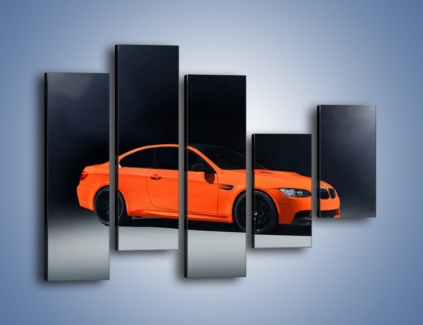 Obraz na płótnie – BMW M3 E92 Coupe Orange – pięcioczęściowy TM168W4