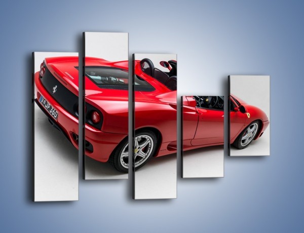 Obraz na płótnie – Ferrari 360 Spider – pięcioczęściowy TM182W4