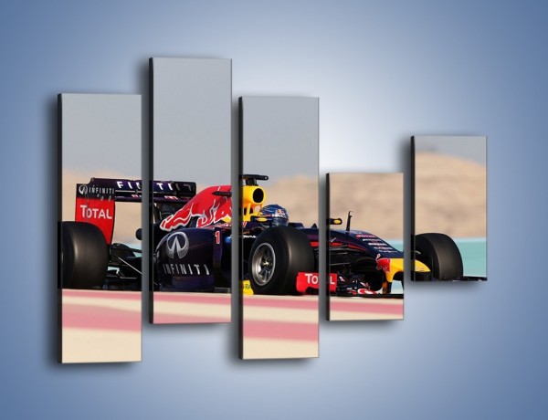 Obraz na płótnie – F1 Infiniti Red Bull – pięcioczęściowy TM241W4