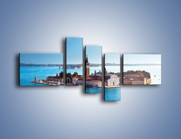 Obraz na płótnie – Wyspa San Giorgio Maggiore – pięcioczęściowy AM380W5