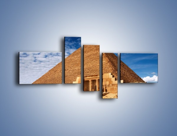 Obraz na płótnie – Wejście do egipskiej piramidy – pięcioczęściowy AM602W5