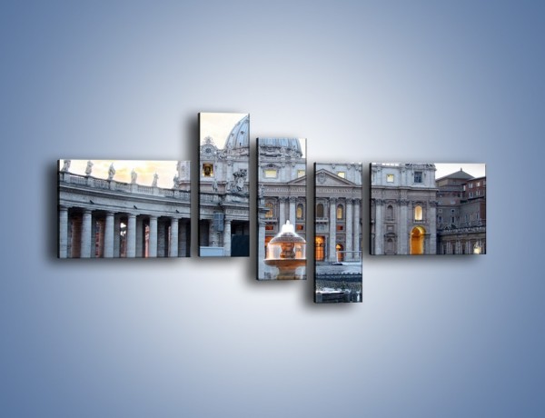 Obraz na płótnie – Bazylika św. Piotra w Watykanie – pięcioczęściowy AM722W5
