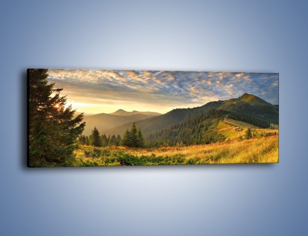 Obraz na płótnie – Pejzaż jak z obrazka – jednoczęściowy panoramiczny KN135