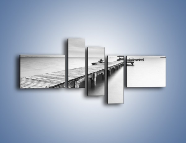 Obraz na płótnie – Most w sepii – pięcioczęściowy KN1355AW5