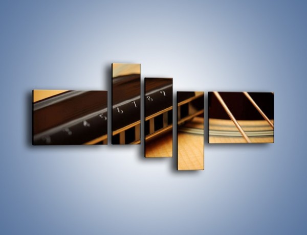 Obraz na płótnie – Instrumenty z drewna – pięcioczęściowy O108W5
