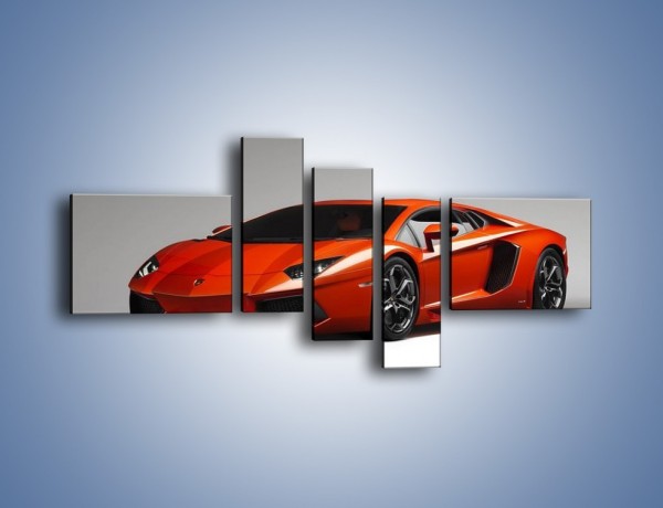 Obraz na płótnie – Lamborghini Aventador – pięcioczęściowy TM067W5