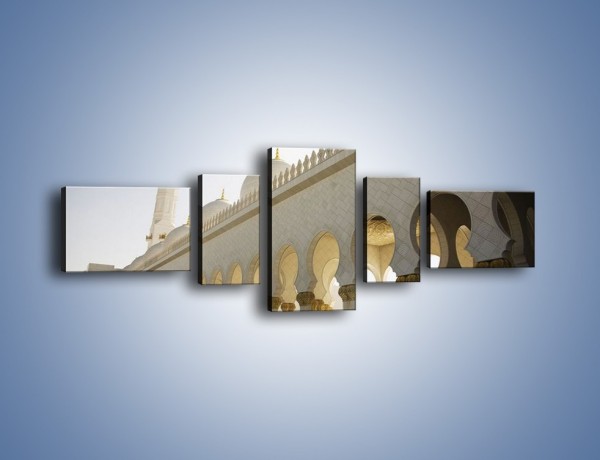 Obraz na płótnie – Bliskowschodnia architektura – pięcioczęściowy AM177W6