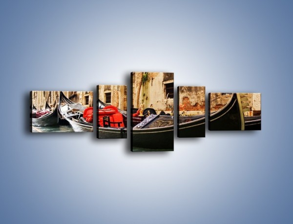 Obraz na płótnie – Wenecka gondola – pięcioczęściowy AM286W6