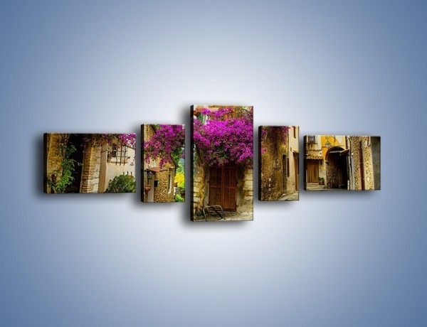 Obraz na płótnie – Stare miasto na Prowansji – pięcioczęściowy AM529W6