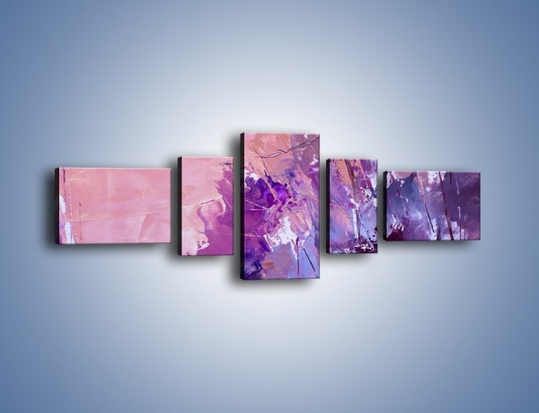 Obraz na płótnie – Mocna barwa fioletu – pięcioczęściowy GR472W6