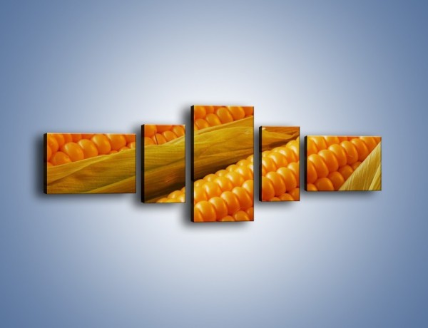 Obraz na płótnie – Kolby dojrzałych kukurydz – pięcioczęściowy JN046W6
