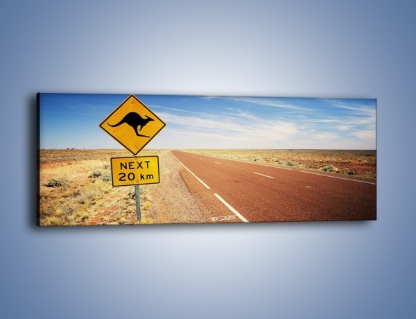 Obraz na płótnie – Droga do raju przez australię – jednoczęściowy panoramiczny KN315