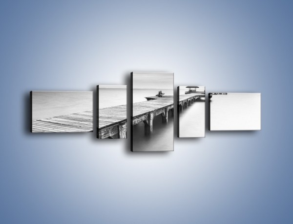 Obraz na płótnie – Most w sepii – pięcioczęściowy KN1355AW6