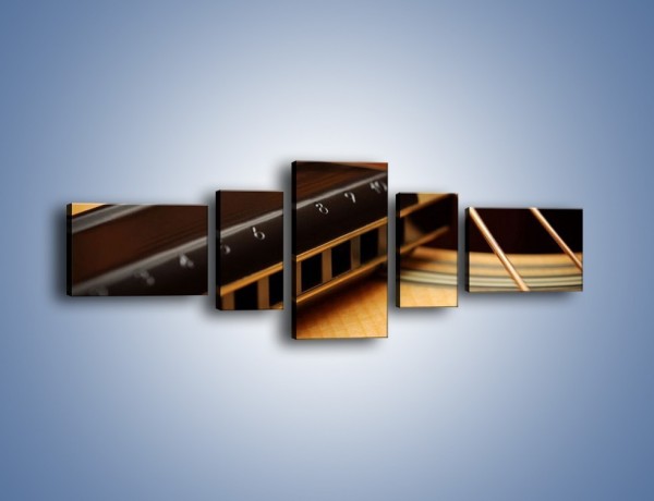 Obraz na płótnie – Instrumenty z drewna – pięcioczęściowy O108W6