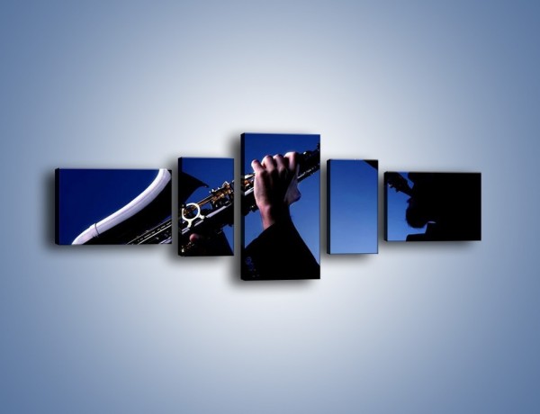 Obraz na płótnie – Koncert na saksofonie – pięcioczęściowy O110W6