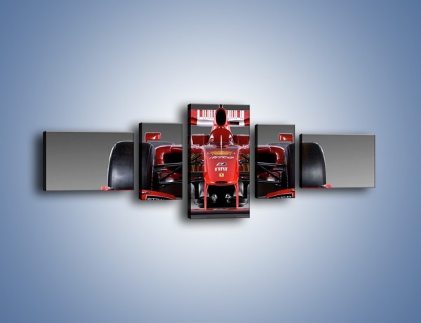 Obraz na płótnie – Scuderia Ferrari Formula 1 – pięcioczęściowy TM061W6