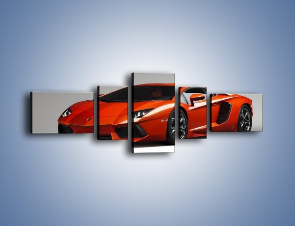 Obraz na płótnie – Lamborghini Aventador – pięcioczęściowy TM067W6