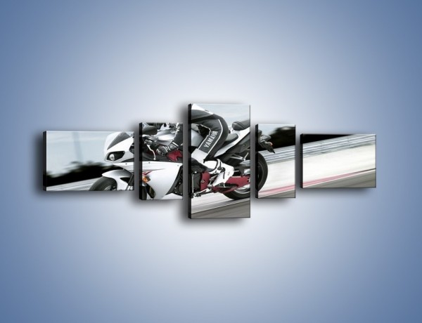 Obraz na płótnie – Yamaha YZF-R1 – pięcioczęściowy TM075W6