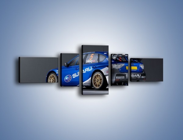 Obraz na płótnie – Subaru World Rally Team – pięcioczęściowy TM086W6