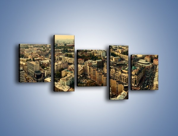 Obraz na płótnie – Panorama Kijowa – pięcioczęściowy AM326W7