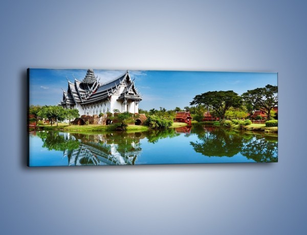 Obraz na płótnie – Wspomnienia z tajlandii – jednoczęściowy panoramiczny KN416