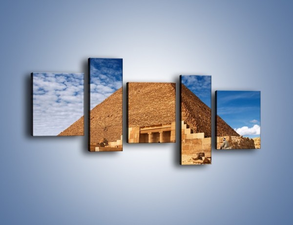 Obraz na płótnie – Wejście do egipskiej piramidy – pięcioczęściowy AM602W7