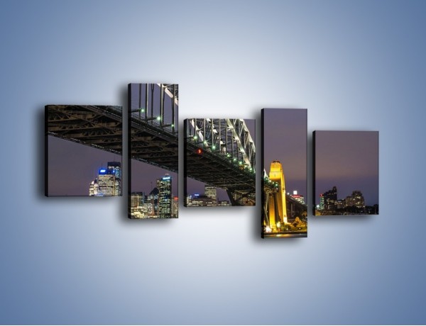 Obraz na płótnie – Sydney Harbour Bridge – pięcioczęściowy AM803W7