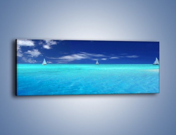 Obraz na płótnie – Niebo zatopione w wodzie – jednoczęściowy panoramiczny KN489